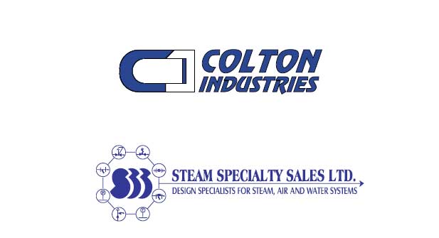 Logos of Patterson-Kelley, Colton Industries, and Steam Specialty Sales 